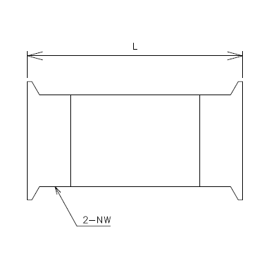 40 CF (2.75'' ConFlat Flange) ultra high vacuum (UHV) selectable length full nipple